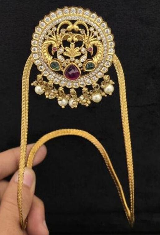 Traditional Peacock Designer Vanki / Bajubandh (Armlet)